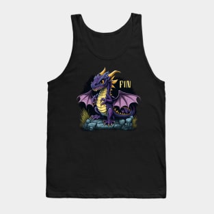 Cute Dragonpets Fin Dragon Doll Fursuiter Cosplayer Tank Top